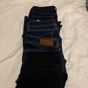 Levi's Skinny/Bootcut Jeans Bundle in Dark Blue and Black
